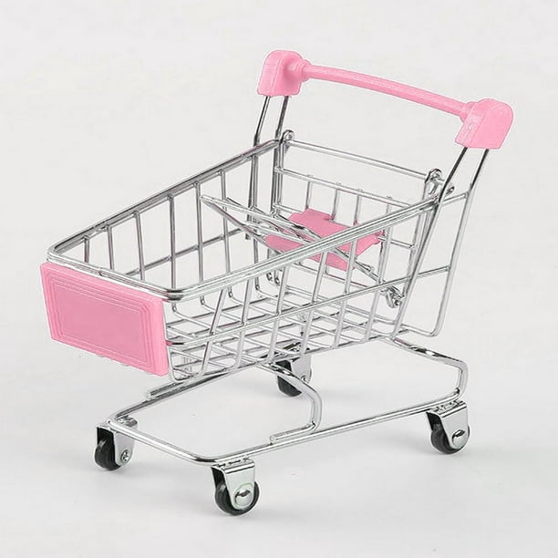 Mini Shopping Cart Trolley Toys Pink